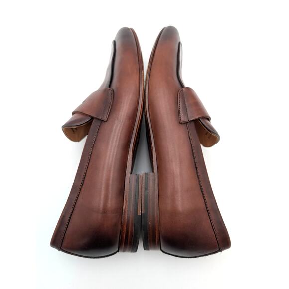 Warfield & Grand Carmel Apron Toe Derby Shoes Men's Brown Size US10 EU43 - Picture 12 of 13